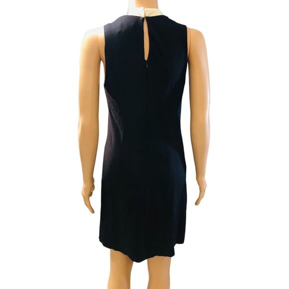 (6 for $25) Milly Navy Sheath Dress size small - Picture 3 of 6